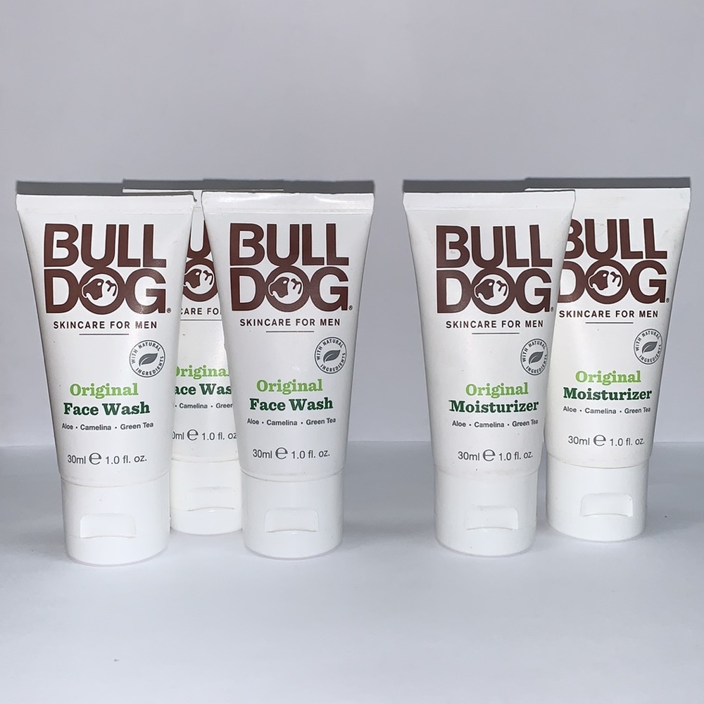 X5 Bull Dog bundle. X3 original face wash. X2 mois